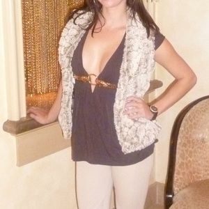 Hale Bob Faux Fur Vest